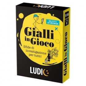 GIALLI IN GIOCO sfide investigative DELITTI IN VACANZA ludic IN ITALIANO età 10+ LUDIC - 2