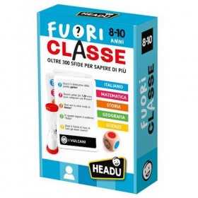 FUORI CLASSE gioco educativo HEADU per bambini di 8 - 10 ANNI con 300 sfide IN ITALIANO età 8+ HEADU - 1