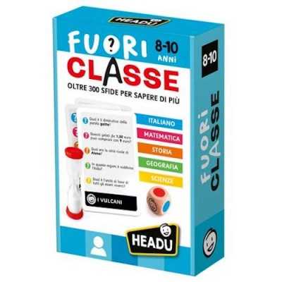 FUORI CLASSE gioco educativo HEADU per bambini di 8 - 10 ANNI con 300 sfide IN ITALIANO età 8+ HEADU - 1