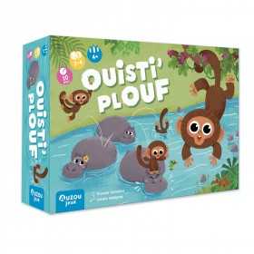 OUISTI' PLOUF gioco da tavolo LA GARA DELLE SCIMMIETTE auzou IN ITALIANO età 4+ auzou - 1