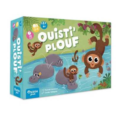 OUISTI' PLOUF gioco da tavolo LA GARA DELLE SCIMMIETTE auzou IN ITALIANO età 4+ auzou - 1