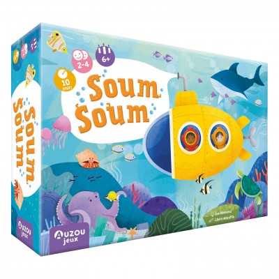 SOUM SOUM gioco da tavolo IL SOTTOMARINO GIALLO auzou IN ITALIANO età 6+ auzou - 1