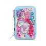 ASTUCCIO scuola 3 ZIP seven COLORJAM tre piani TRIPLO SCOMPARTO girl SJ GANG completo SEVEN - 6