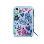 ASTUCCIO scuola 3 ZIP seven COLORJAM tre piani TRIPLO SCOMPARTO girl SJ GANG completo SEVEN - 7