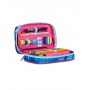 ASTUCCIO scuola SPEED CASE seven CUSTOM CLOUD completo BLU E VIOLA attrezzato SEVEN - 4