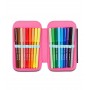 ASTUCCIO scuola SPEED CASE seven CUSTOM CLOUD completo BLU E VIOLA attrezzato SEVEN - 9