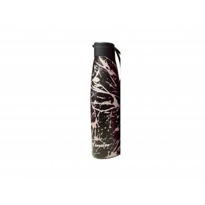 BORRACCIA TERMICA in acciaio inox 304 INVICTA bottle SCHIZZI 500 ml LACE caldo e freddo TENUTA STAGNA Invicta - 1