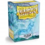 100 BUSTINE PROTETTIVE card sleeves DRAGON SHIELD per carte di 63 x 88 mm CLEAR MATTE - 1
