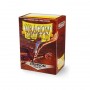 100 BUSTINE PROTETTIVE card sleeves DRAGON SHIELD per carte di 63 x 88 mm CRIMSON MATTE - 1