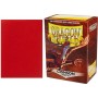100 BUSTINE PROTETTIVE card sleeves DRAGON SHIELD per carte di 63 x 88 mm CRIMSON MATTE - 4