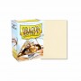 100 BUSTINE PROTETTIVE card sleeves DRAGON SHIELD per carte di 63 x 88 mm IVORY MATTE - 3