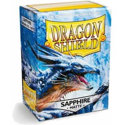 100 BUSTINE PROTETTIVE card sleeves DRAGON SHIELD per carte di 63 x 88 mm SAPPHIRE MATTE - 1