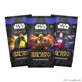 BOOSTER PACK da 16 carte SHADOWS OF THE GALAXY star wars unlimited IN INGLESE età 12+ Asmodee - 1