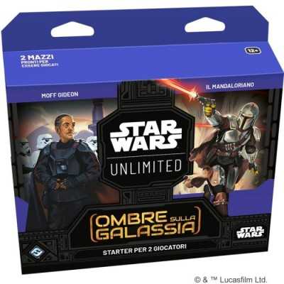 STARTER SET per 2 giocatori OMBRE SULLA GALASSIA star wars unlimited IN ITALIANO età 12+ Asmodee - 1