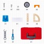 AUTO DA COSTRUIRE build n drive car set VALIGETTA junior inventor HAPE età 3+ Hape - 9