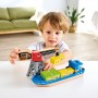 NAVE DA CARICO E GRU cargo ship & crane IN LEGNO ferrovia HAPE età 3+ Hape - 3