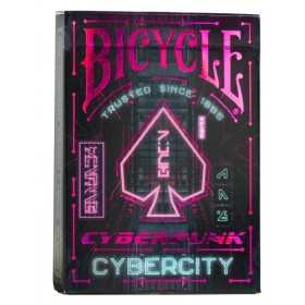 CYBERCITY mazzo di carte DA GIOCO cyberpunk BICYCLE playing cards 56 CARTE made in usa POKER SIZE BICYCLE - 1