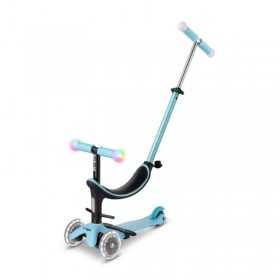 MINI2GROW magic led SCOOTER monopattino MICRO multifunzione BLU età 12 mesi + Micro Monopattini - 1