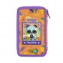 ASTUCCIO 3 ZIP triple filled pencil case PALLY PANDA santoro BANGOBERRY completo 607BB01 triplo - 3