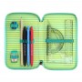 ASTUCCIO 3 ZIP triple filled pencil case PIGGY PIG santoro BANGOBERRY completo 607BB02 triplo Bangoberry - 4