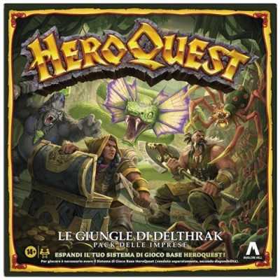 LE GIUNGLE DI DELTHRAK espansione per HEROQUEST pack delle imprese IN ITALIANO età 14+ Avalon Hill - 1