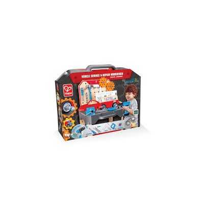 BANCO DA LAVORO junior inventor E3036 gioco HAPE in legno e plastica OFFICINA età 3+ Hape - 1