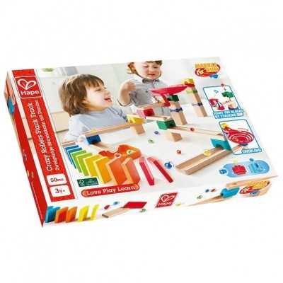 PISTA PER BIGLIE set base QUADRILLA in legno HAPE marble run E1102 età 3+ Hape - 1