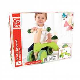 SCOOT AROUND scooter CAVALCABILE gioco VERDE in legno HAPE E0101 età 12 mesi + Hape - 1