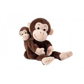 MARIONETTA handpuppet MAMMA SCIMMIA CON CUCCIOLO morbido BELEDUC gioco CHEETA & BIBI età 3+ Beleduc - 1