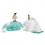 FAMIGLIA DI PINGUINI set di miniature in resina WILD LIFE schleich 42661 età 3+ Schleich - 4