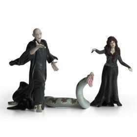 VOLDEMORT NAGINI E BELLATRIX miniature in resina HARRY POTTER schleich 42684 età 6+ Schleich - 1