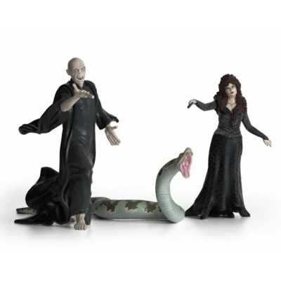 VOLDEMORT NAGINI E BELLATRIX miniature in resina HARRY POTTER schleich 42684 età 6+ Schleich - 1