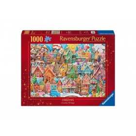 PUZZLE 1000 PEZZI ravensburger VILLAGGIO DEI BISCOTTI softclick CHRISTMAS