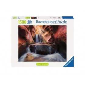 PUZZLE 1500 PEZZI ravensburger RED CANYON FALLS softclick POWER OF NATURE