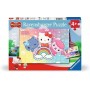 PUZZLE 2X24 ravensburger HELLO KITTY cm 26 x 18 SET DI 2 DA 24 PEZZI età 4+ Ravensburger - 1