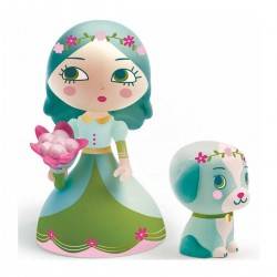 Luna & Blue ARTY TOYS DJECO DJ06765 action figure in resina snodabile MINIATURA 3+