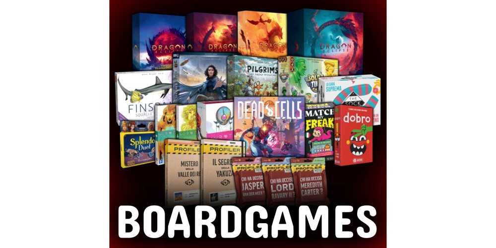 GIOCHI DI INVESTIGAZIONE, PARTY GAMES, PREORDINI ED ESPANSIONI