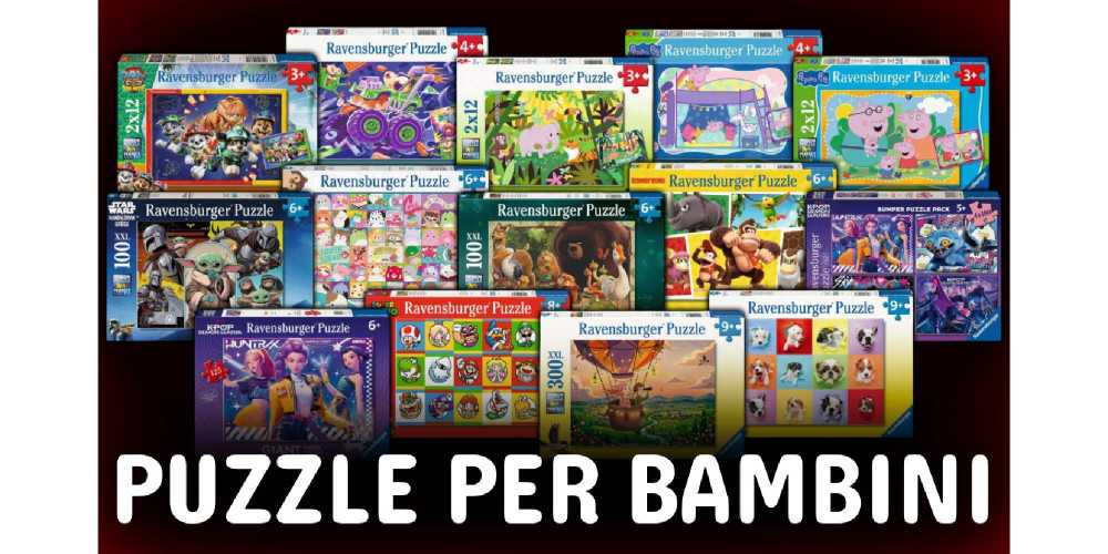 PUZZLE RAVENSBURGER PER BAMBINI PUZZLE RAVENSBURGER PER BAMBINI