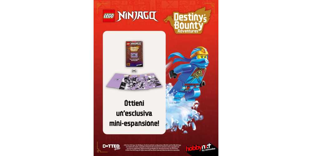 Lego Ninjago: Destiny's Bounty adventures è in arrivo
