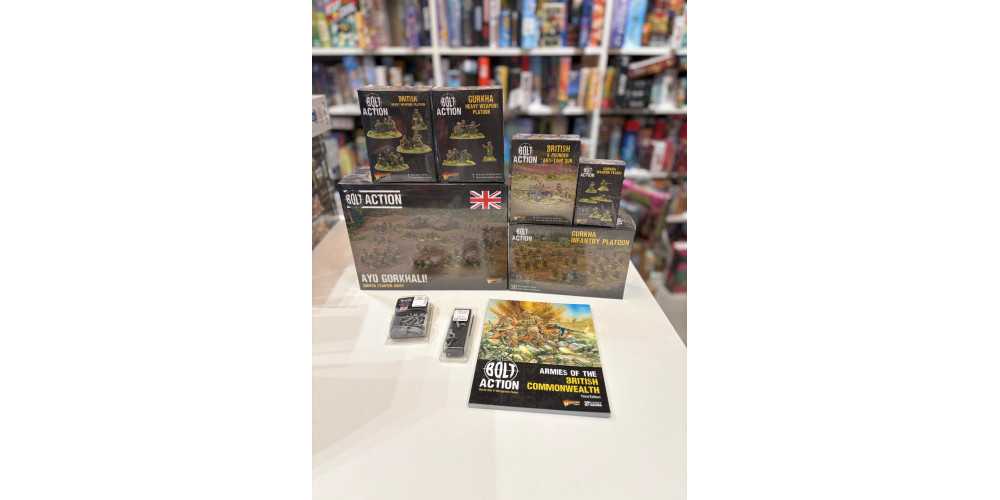 NUOVI ARRIVI WARLORD GAMES – BOLT ACTION - ESERCITI DEL COMMONWEALTH