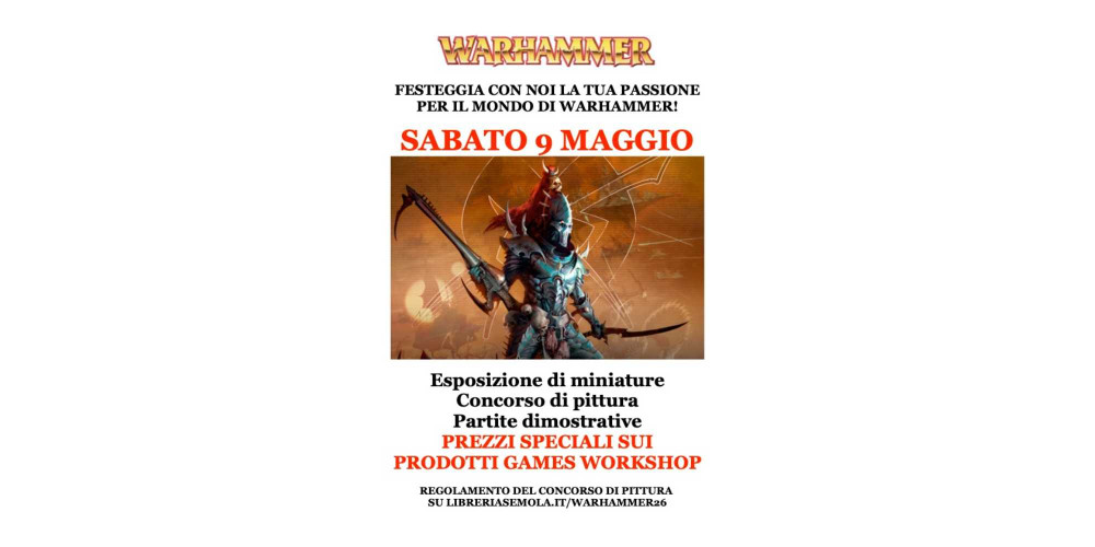 WARHAMMER DAY 2026 IN LIBRERIA