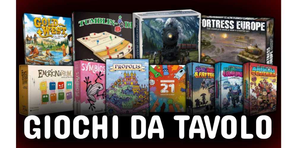 NOVITA' DELLA SETTIMANA: GIOCHI DA TAVOLO