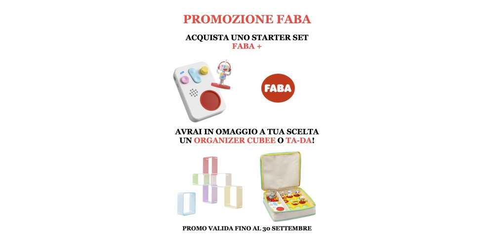 PROMOZIONE FABA+ RACCONTASTORIE