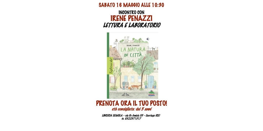 IL TACCUINO DELL'ESPLORATORE... DI CITTA': Incontro con Irene Penazzi